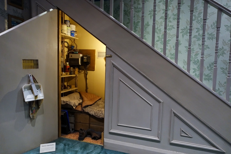 Harry Potter's cupboard under the stairs