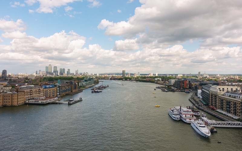 View from Tower Bridge